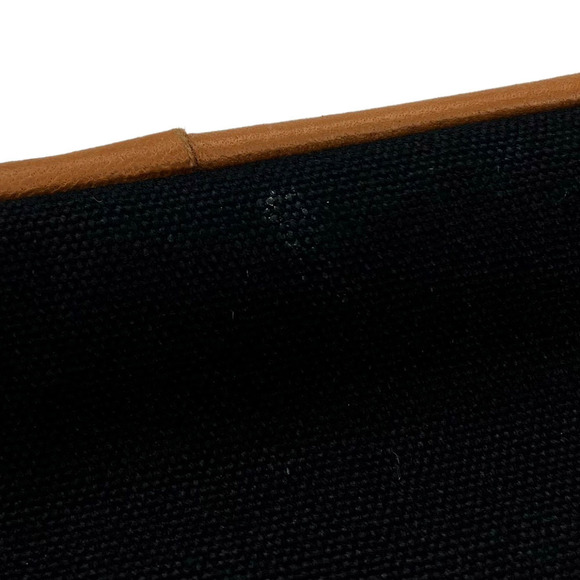 Hermes Hermes Canvas Bolide Pouch Black Canvas Vanity Bag - Picture 13 of 14